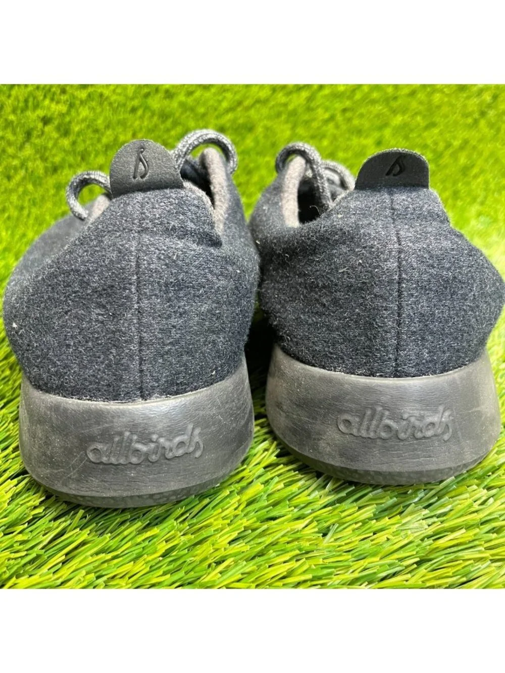 Allbirds Wool Runner Womens Size 8 Black Athletic Running Walking Shoes Sneakers